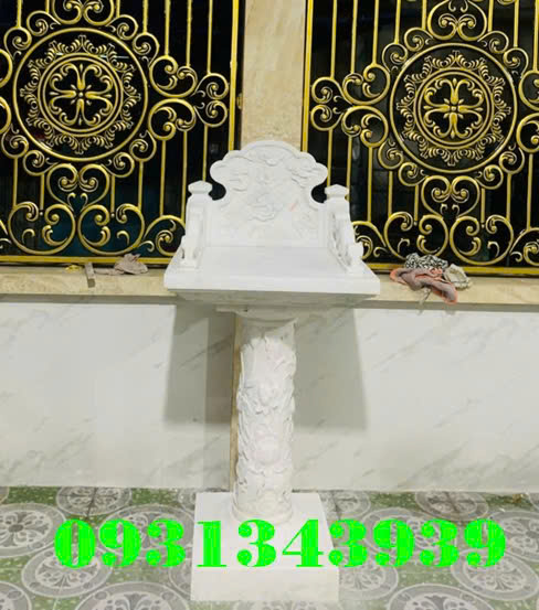mẫu cây hương thờ đá ninh bình đẹp bán bình chánh